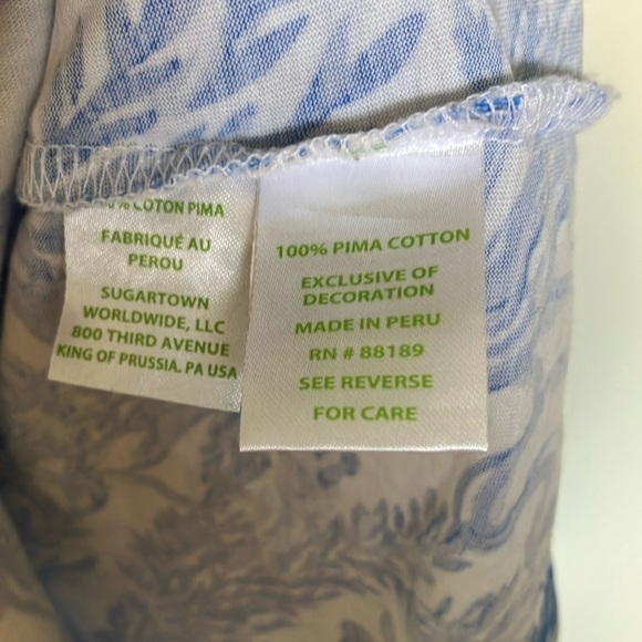 Lilly Pulitzer Blue and White Patterned Dress - Picture 4 of 5